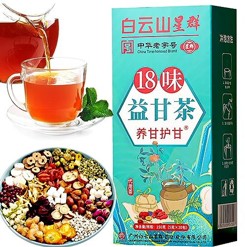 Juztec 18 Flavors Liver Care Tea, Herbal Tea for Liver - Nourish and Support Your Liver Health (30PCS)