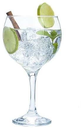 Genérico Lot de 6 verres à ballon - Envoi 24h - Lot de verres à ballon, combiné, cocktail (62 cl, transparent)
