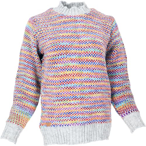 GURU SHOP Dicker Unisex Wollpullover aus Schurwolle, warm & weich