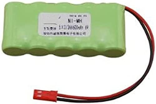 Batterie Ni-Mh 3aa 6v 600mah, Rechargeable pour Batterie De Compteur De Jouet Électrique