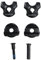 Souhgaue Morsetto reggisella per bicicletta per adattatore per binario sedile in carbonio 7x9mm Tubo reggisella bici Clip ovali/rotonde Accessori per biciclette