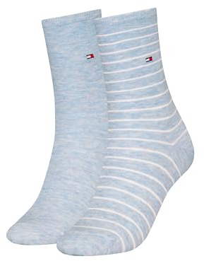 Tommy Hilfiger Damen Small Stripe Women's Socks (2 Pack) Socken (2er Pack)