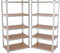 Tronitechnik® Schwerlastregal, 2er Set, Kellerregal, Lagerregal, 90 x 40 x 180 cm x 2, Regal mit Stahlgestell, jeweils bis 875 kg belastbar, 10 verstellbare Ablagen