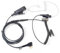 HYSHIKRA Universelles 2-Wege-Audio-Adapterkabel 3,5 Buchse auf Multi-Pin mit PTT 3,5mm Klinke Headset Kompatibel mit Motorola CP040 DP1400 GP68 GP88 GP300 XT420 XT460 (RED G-Form) (TRANSPARENT Tube)