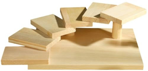 Platos para Servir Sushi Sashimi Platos De Sushi Sashimi Escalonados De Estilo Japonés 7 Pasos Y 6 Pasos Escaleras Giratorias Plato De Sushi De Madera