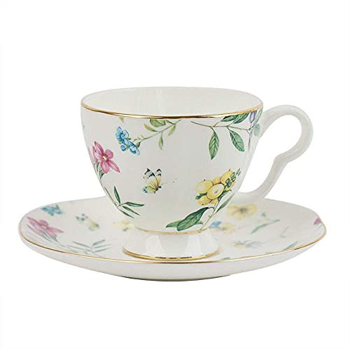 Tasse à café en Porcelaine Anglaise, Tasse à thé Rouge, Tasse à Latte, Cappuccino, Expresso, Lait, jus, Convient pour la Maison, Le Restaurant, Le Bureau