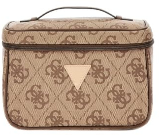 Guess BERTA TOILETRY TRAIN CASE CLO - COAL LOGO One Size