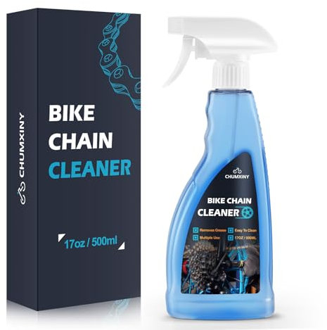 CHUMXINY Degraissant Chaine Velo, Nettoyant Chaîne Vélo 500 ml, Conception Sans Mousse, Nettoyant Chaîne Vélo Pour VTT/Gravier/Route