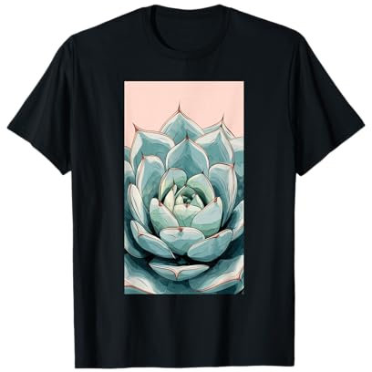 Sukkulenten Kaktus Nature Tropical Desert Blush T-Shirt