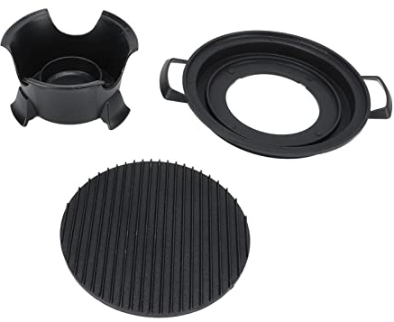 Tabletop Portable Die Cast Aluminum Hibachi Grill, Ideal for 1 2 People, Assembly, Charcoal Briquette Fueled, Durably Food Grade Material, for Outdoor Picnic Camping