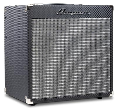 AMPEG RB-108 Combo per Basso – Amplificatore da Studio 30W con Storico Preamp AMPEG, Overdrive SGT, EQ a 3 Bande, Ingresso AUX, Uscita Cuffie e Speaker 1x8 – Nero