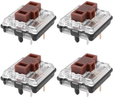 eMagTech Lot de 4pcs Interrupteurs de Clavier Compatible avec Logitech G815 G915 G913 Et G813 Marron
