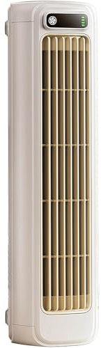 SHAIRMB Climatizzatore Cooling Ace, Ventilatore A Risparmio Energetico Silenzioso, Ventilatore di Raffreddamento per Ambienti con 3 velocità, Ricaricabile, 8,9 X 8,4 X 32 Cm,Beige,1pcs