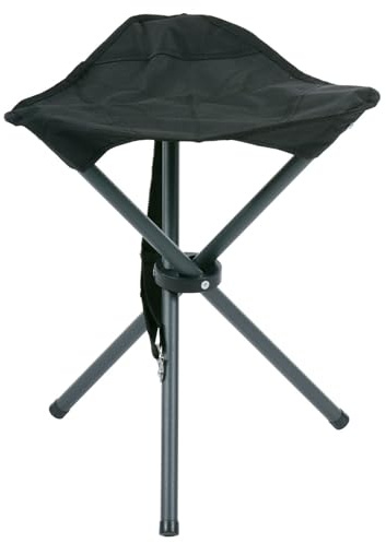 blntackle76 Sgabello pieghevole ultraleggero 450 g – Sgabello da campeggio pieghevole a 3 gambe, altezza seduta 40 cm, portata fino a 100 kg, sgabello portatile per festival, fiere, pesca, attività