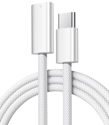 Seminer USB C to Pencil Cable for Apple Pencil 1st Generation(3.28FT), Lighting Female to USB-C Male for iPad 10th/11th Gen, Supports Bluetooth Pairing