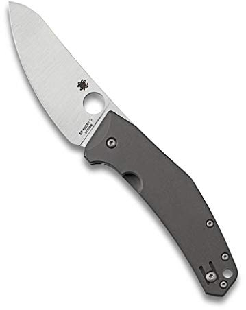 Spyderco - Outdoormesser - Klingenlänge: 8.94 cm - Spydiechef Titanium Framelock