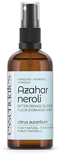 Essenciales – Acqua Floreale di Fiore d’Arancio, 100% Puro e Naturale, 100 ml | Acqua Floreale di Citrus Aurantium, Ideale Per Pelli Secche e Sensibili