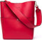 BOSTANTEN Leder Damen Handtasche Schultertasche Umhängetasche Designer Tasche Groß Rot