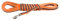 IDC Color & Gray gumierte Leine, 20 mm x 10 m mit Schlaufe, Orange-Grau