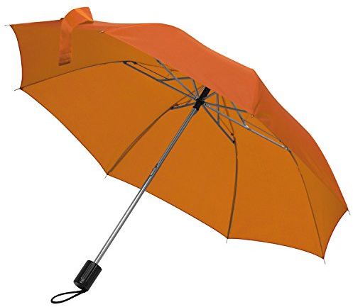 Taschen-Regenschirm / mit Schutzhülle / Farbe: orange