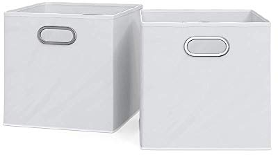 Vicco Faltbox, Weiß, 30 x 30 cm 2er Set