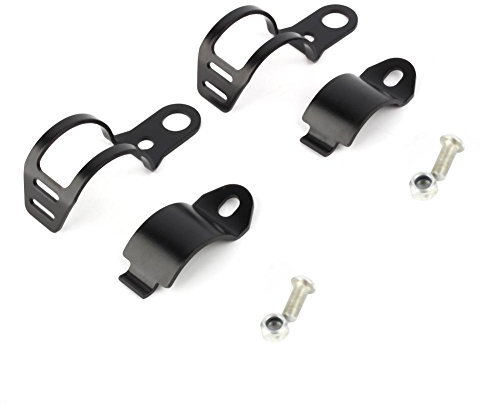 Motorrad Blinker Halterung 2Pcs Universalanzeige Ø30mm-43mm Einstellbare Motorrad Blinker Halterung Scheinwerfer Halterung schwarze