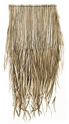 Lot de 10 Panneaux naturels (25 cm) pour toit de palme, toiture exotique, abri jardin, gazebo, parasol (10x12112)