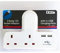 Lyvia Electrical 1695 T-Shape 2 Way Adaptor with 2 USB