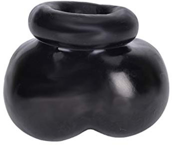 1PC Weiche Hodensack Sleeve ball bahre Männlichen Penis Cock Ring Zeit Verzögerung Sex Spielzeug Für Mann Schwarz