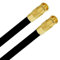 Sat Kabel Fritz!Box Cable Vodafone Kabel Kabelanschluss Anschlusskabel Satkabel Koaxkabel Satanschlusskabel Fernsehkabel 4K 8K UHD 7mm 135dB (20 Meter, Gold Schnellstecker Gerade-Gerade Schwarz)