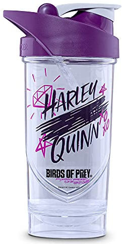 Shieldmixer Hero Pro Classic Shaker for Whey Protein Shakes and Pre Workout, BPA Free, 700 ml, Harley Quinn BOP