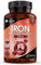 Gentle Iron Tablets 28mg High Strength Ferrous Fumarate Iron - Vegan Iron Supplements for Men and Womens Health - Reduction in Tiredness and Fatigue, Supports Immune, Health and Energy