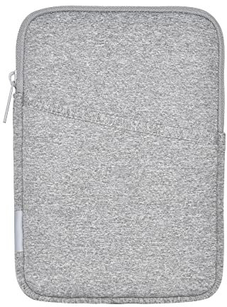 QUESTON Neoprene Sleeve Bag Fit for iPad Mini, Fire HD8/8 Plus, Galaxy Tab A8 LTE, Protective Neoprene Bag with Front Pocket…