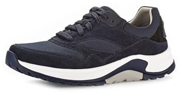 Pius Gabor Herren Sneaker Low, Männer Halbschuhe,Wechselfußbett,Strassenschuhe,Freizeitschuhe,Turnschuhe,Laufschuhe,Marine/Black,45 EU / 10.5 UK