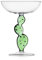 Ichendorf Milano Coppa Champagne, Cactus Verde, Collezione Desert Plants, 30 cl, Vetro Borosilicato, Fatto a Mano