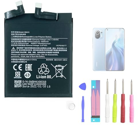 Aousavo BM4X ersatz akku Kompatibel mit Xiaomi Mi 11 mit kostenloses ersatz kit