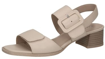 Caprice Damen Sandalen mit Absatz aus Leder Elegant