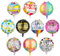 Hxezoc Ballon Happy Birthday Helium: 10 Stück Luftballons Helium Geburtstag Ballon Happy Birthday aufblasbar Dekoration Ballon aus Mylar, rund, für Dekoration von Geburtstagsfeiern