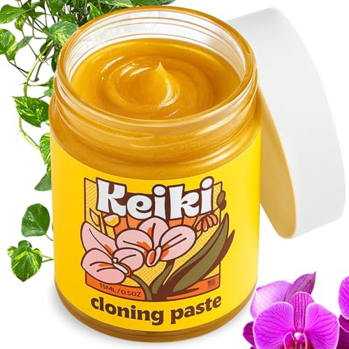 Keiki Paste für Pflanzen zum Klonen und Erstellen von neuem Wachstum – 2 x die Paste – Rapid Start Klongel für Zimmerpflanzen – Keiki Klonpaste für Pflanzen – Nährstoffreiches Pflanzenwachstumsgel