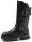 QUEEN HELENA Stivali Biker con Fibbia Stivaletti con Borchie Donna X29-89 (Nero, 40)