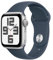 Apple Watch SE (2ª generazione, 2023) GPS 40 mm Smartwatch con cassa in alluminio color argento e Cinturino Sport blu tempesta - M/L. Fitness tracker, monitoraggio del sonno, Rilevamento incidenti