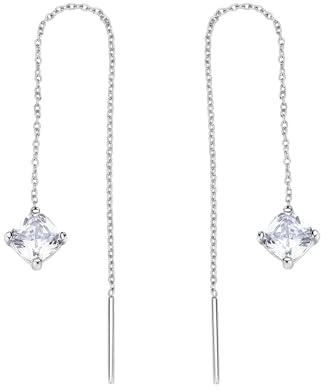 Brosway Orecchini Donna Pendenti in Acciaio | Orecchini Pendenti Con Cubic Zirconia | Collezione AFFINITY - BFF189