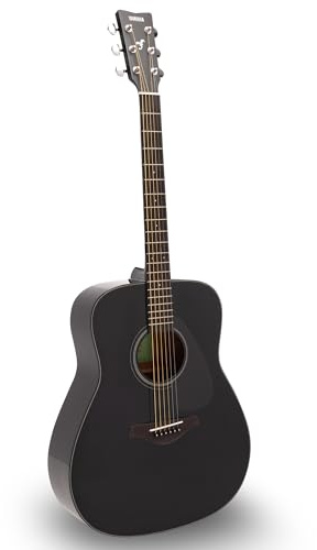 Yamaha FG800J Solid Spruce Top, Traditional Western Gloss Finish Body, 6-String Right-Handed Acoustic Guitar with Rosewood Fingerboard and Bridge (Black), Dreadnought