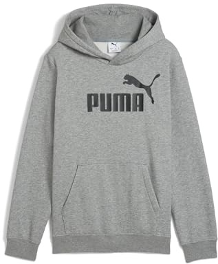 Puma Jungen ESS No. 1 Logo Hoodie FL B Kapuzenpullis, Medium Gray Heather,