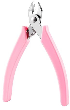 Manicure Nail Pliers For Rhinestones Removal Wire Cutter Nail Unloading Nippers Chain Scissors Nail Art Tool Stainless Steel Qualitys Steel Material Comfortable Handle Steel