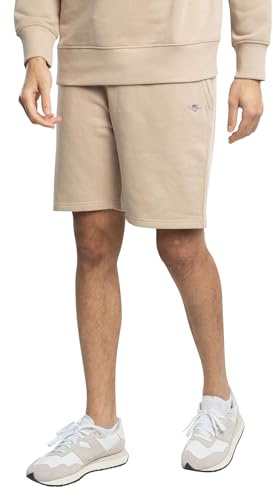 GANT Herren REG Shield Sweat Shorts, Dry Sand, L