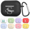 Custom Personalized Name for AirPods Pro 2 Case,Customized Text for AirPod Pro 2nd Generation Cases Soft TPU Protective Case with Keychain (Airpods Pro 2 Case)