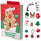 Ungtyb Weihnachts-Spielzeugkalender, Welpen-Adventskalender, Urlaubs-Adventskalender, Hunde-Urlaubskalender, 2024 Hunde-Adventskalender mit Weihnachts-Countdown-Spielzeug für die Weihnachtszeit