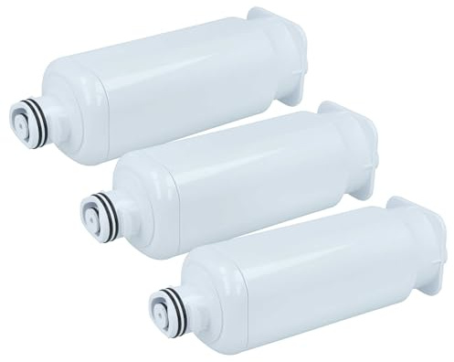 vhbw 3X Fridge Water Filter Compatible with Samsung RF23M8090SR/AA, RF23M8570SG, RF23M8090SG/AA, RF23M8090SR Refrigerator