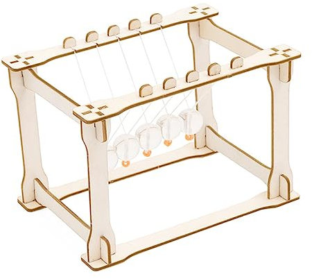 Toyvian Large Desk Skill Flip Toy Science Museum Toys Diy Cradle Balance Balls